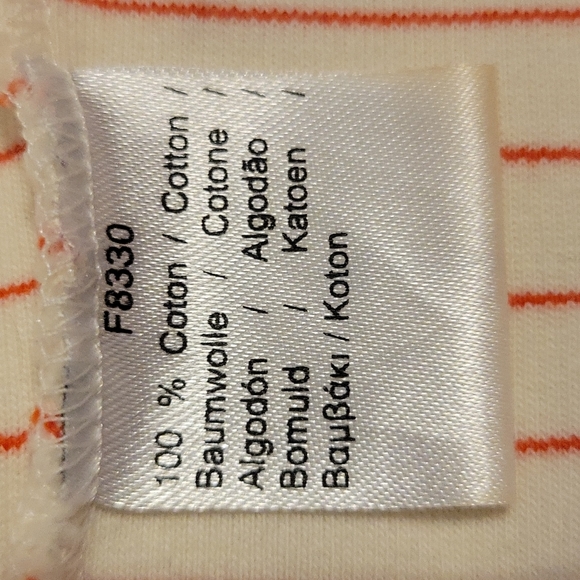 LACOSTE Pink Striped Short Sleeve Dress Size L(8) - Picture 5 of 6